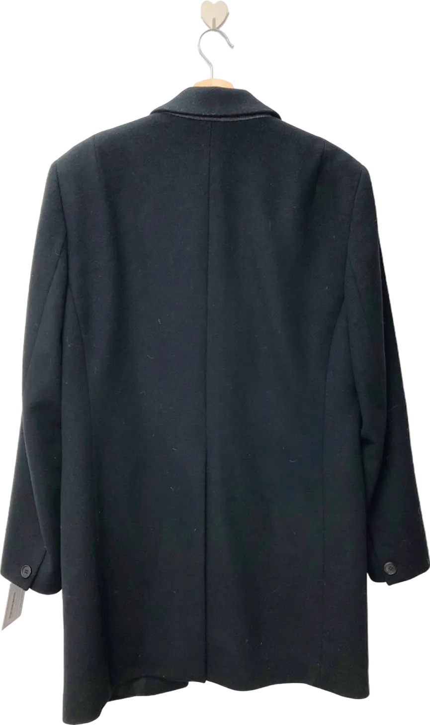 AllSaints Black Renzo Coat UK 40
