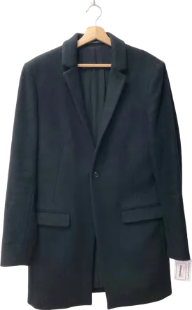 AllSaints Black Renzo Coat UK 40