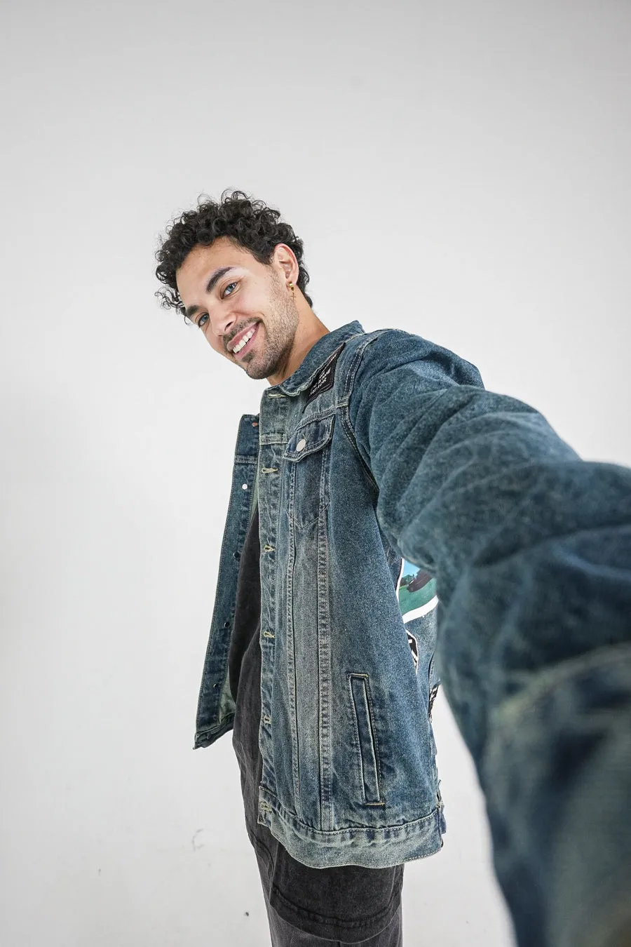 BITCH DON'T KILL MY VIBE' - DENIM BLUE VALKYRE JACKET