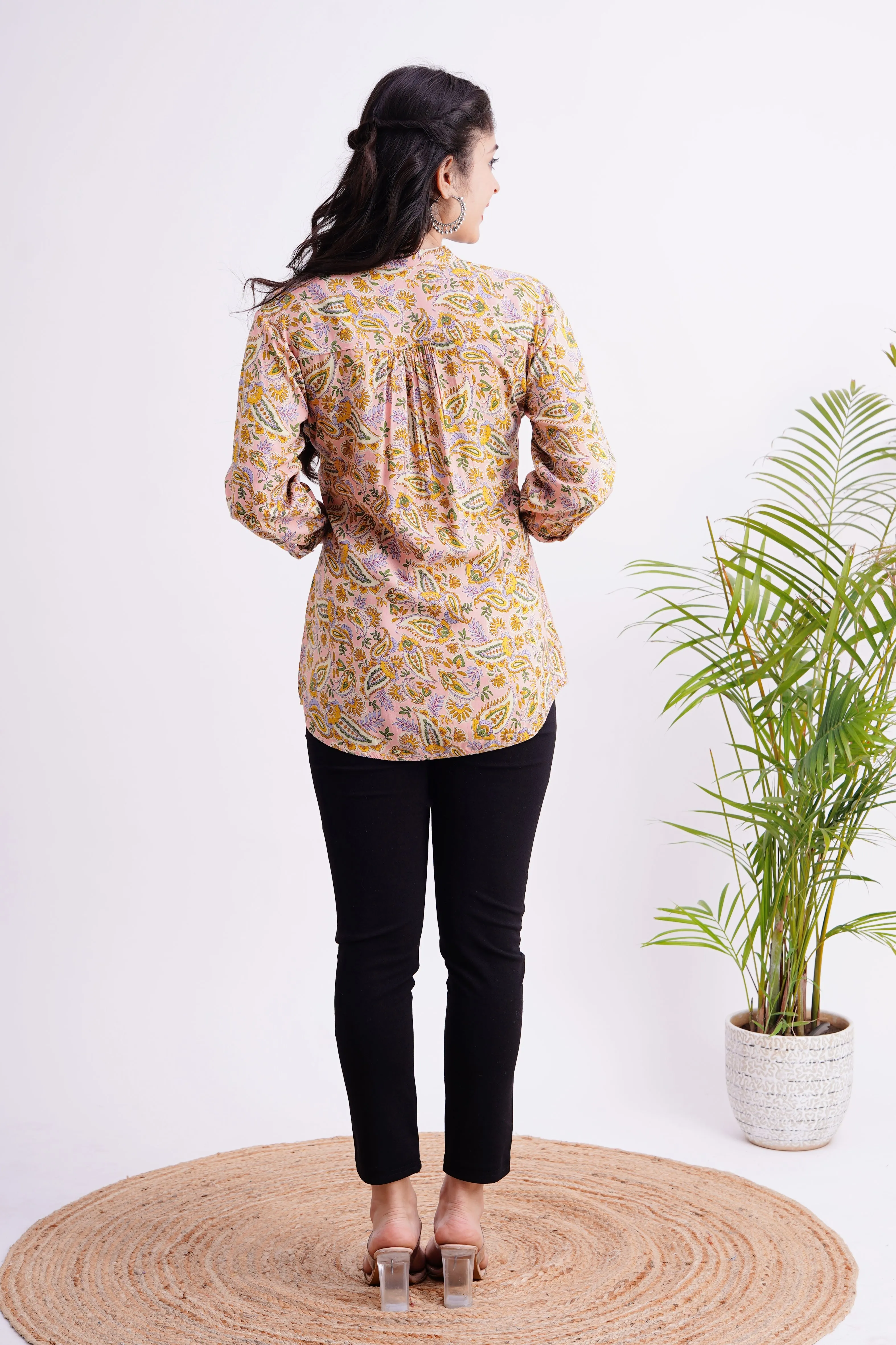 Breathable Rayon Casual Short Top