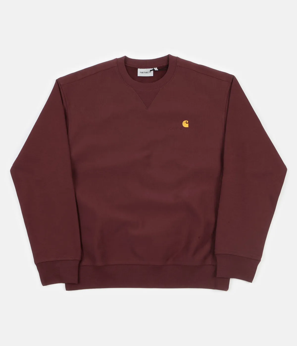 Carhartt American Script Crewneck Sweatshirt - Bordeaux