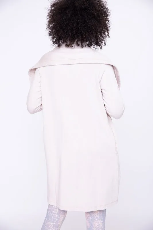 Cream Cozy Relaxed Fit Cardigan