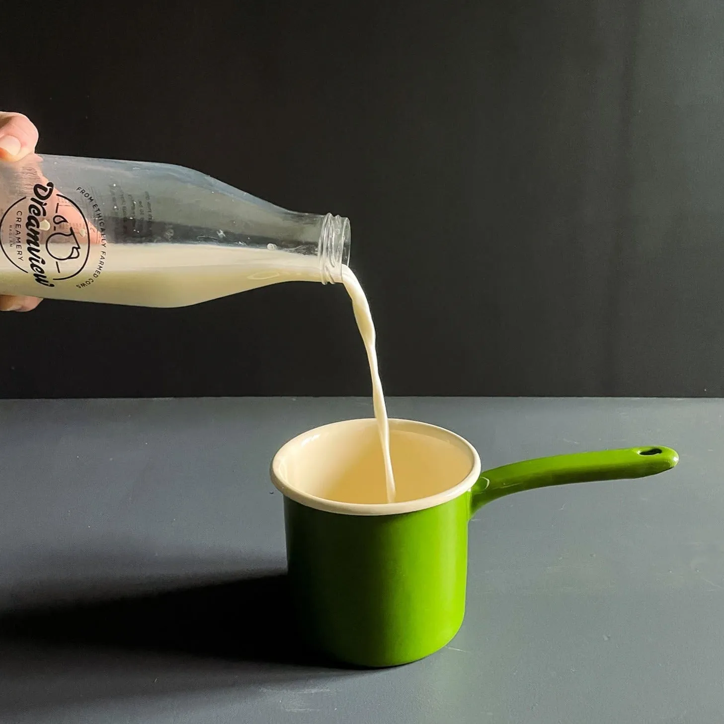Enamel Milk Pan