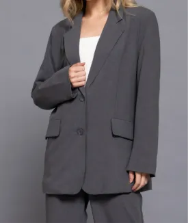 Front Button Closure Blazer