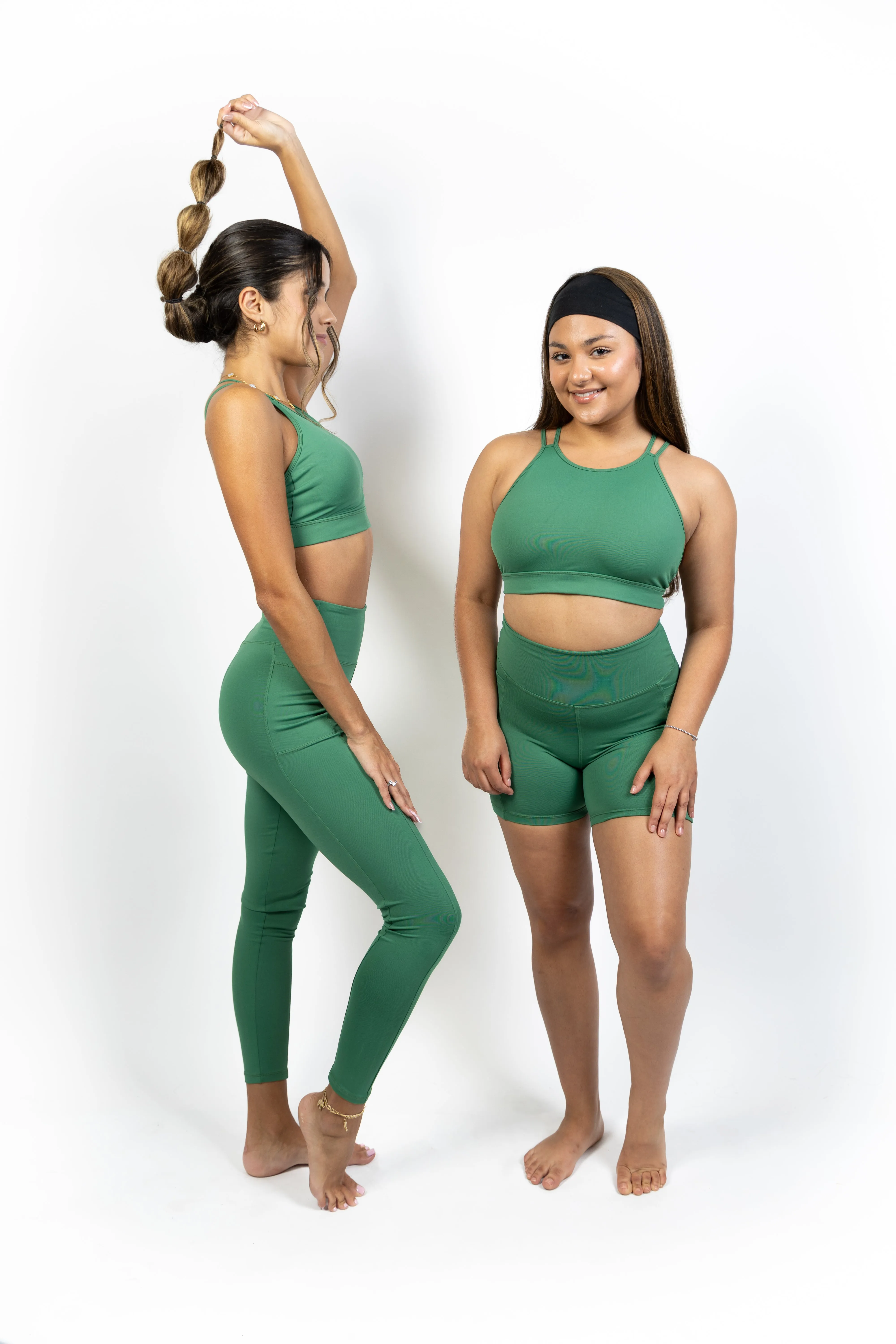 Green Pocket Legging