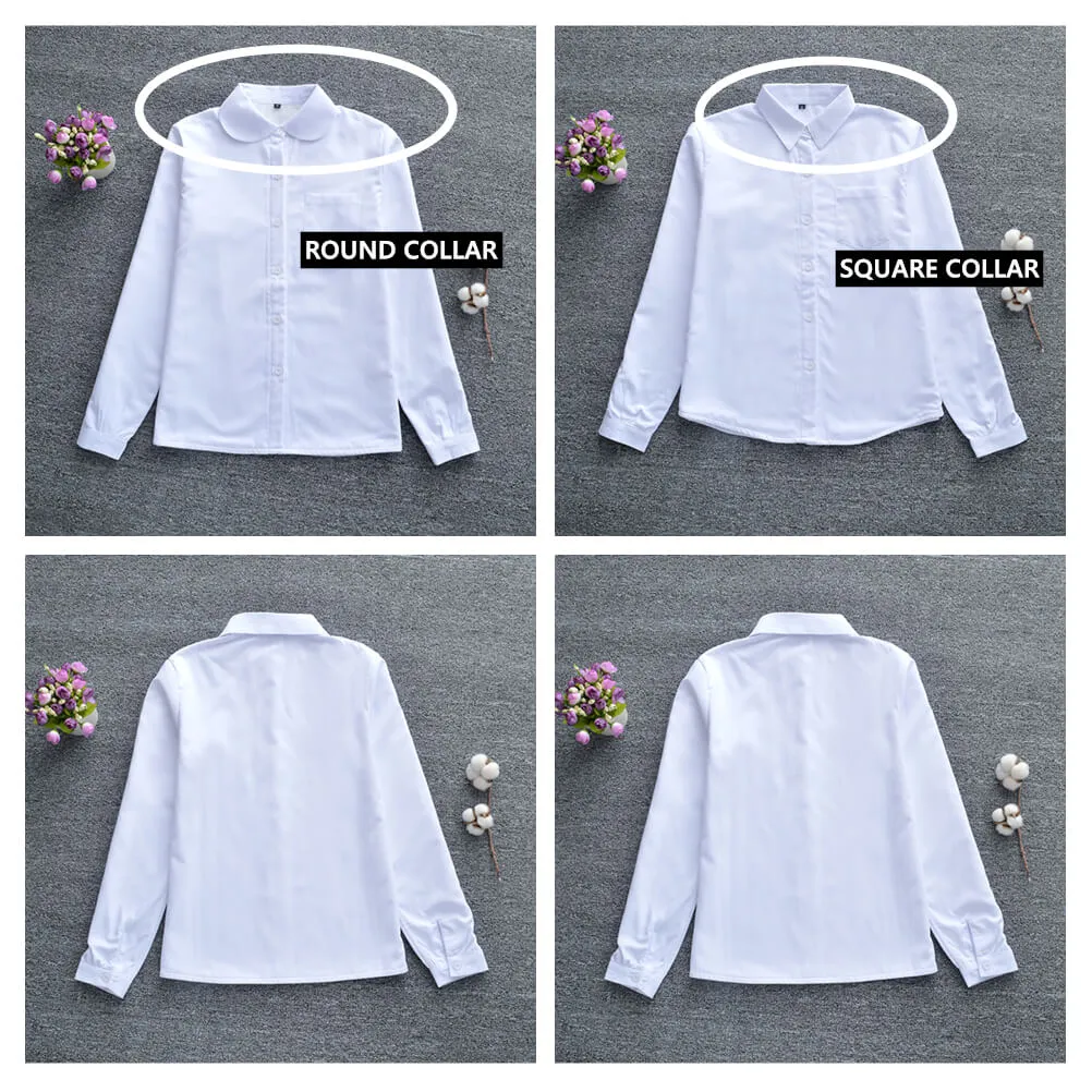JK winter warm fleece uniform blouse