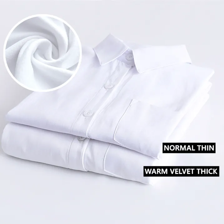 JK winter warm fleece uniform blouse