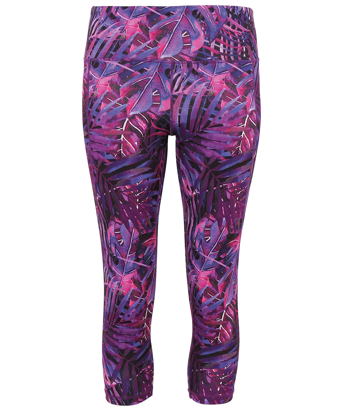 Jungle Purple - Women's TriDri® performance jungle leggings ¾ length