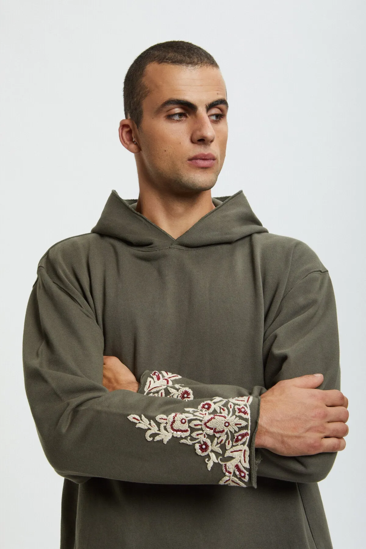 Kartik Research x Baracuta Embroidered Hoodie