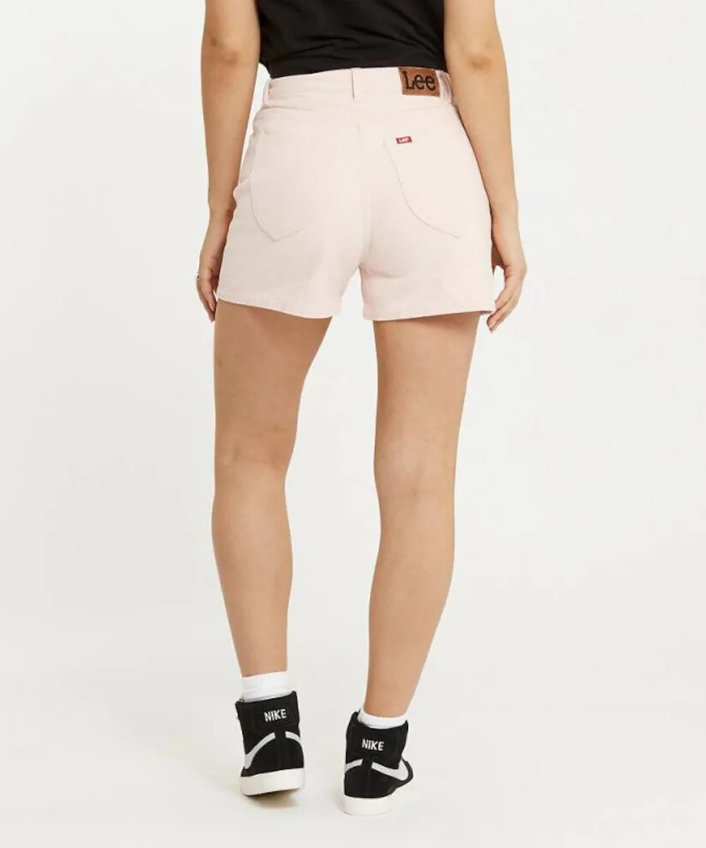 Lee High Relaxed Shorts (Rose Quartz)