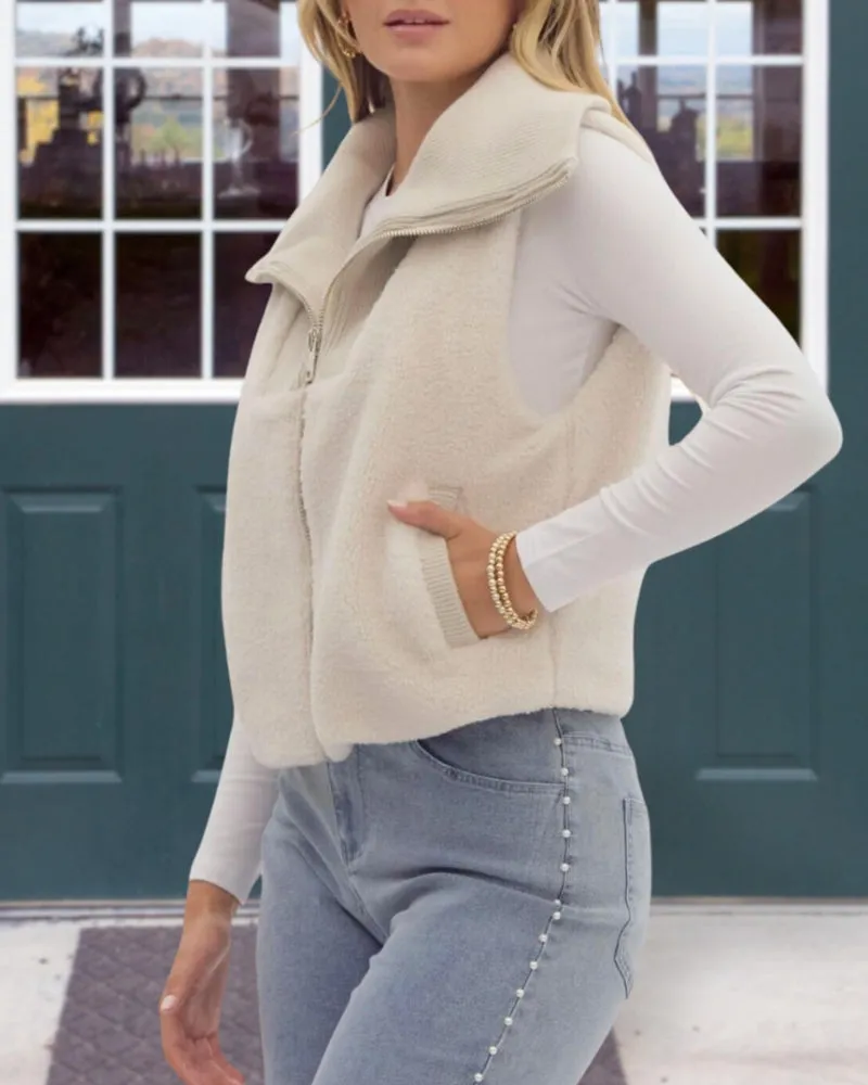 MOON Cozy Sherpa Vest