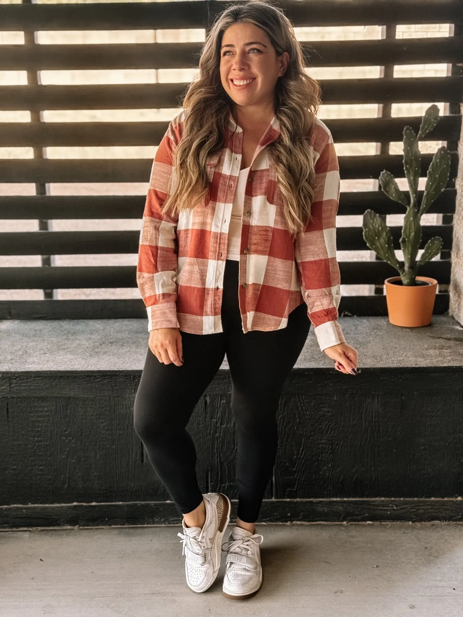 Morning Glow Athleisure Flannel, Clay