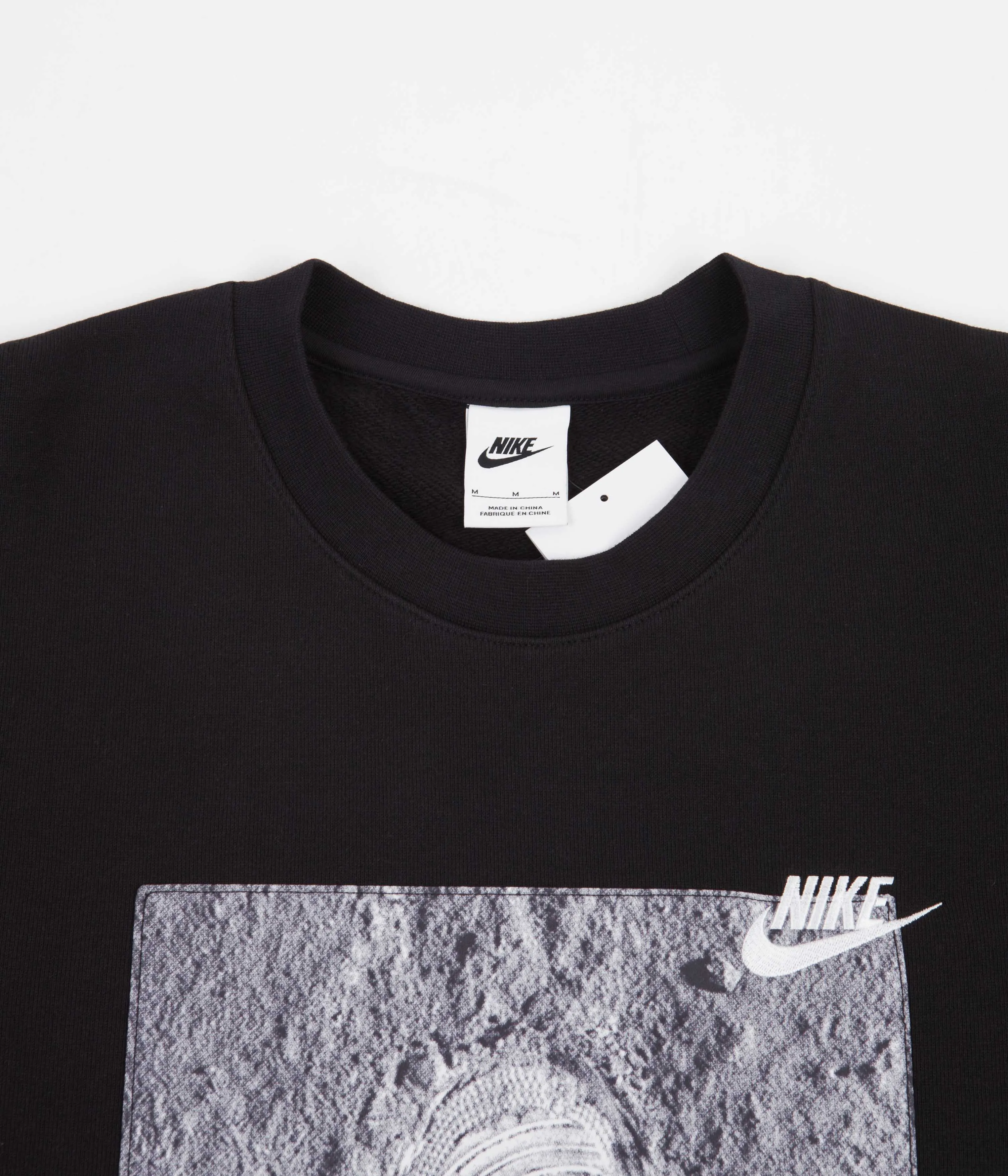 Nike Photo Crewneck Sweatshirt - Black / White