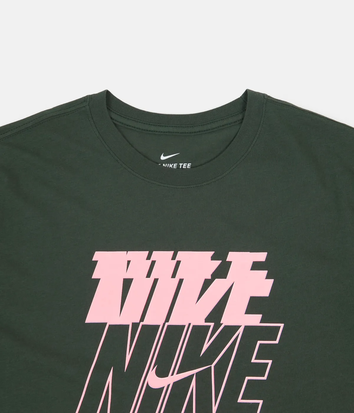 Nike Swoosh Block 12MO T-Shirt - Galactic Jade / Arctic Punch