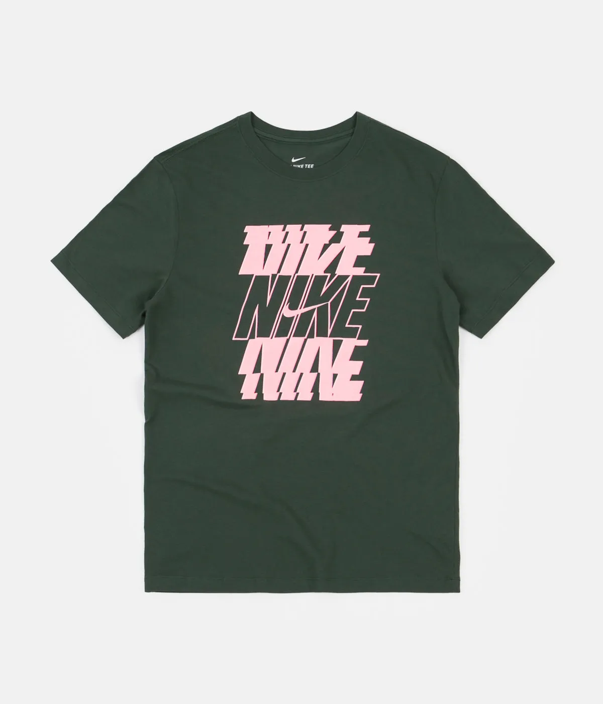 Nike Swoosh Block 12MO T-Shirt - Galactic Jade / Arctic Punch