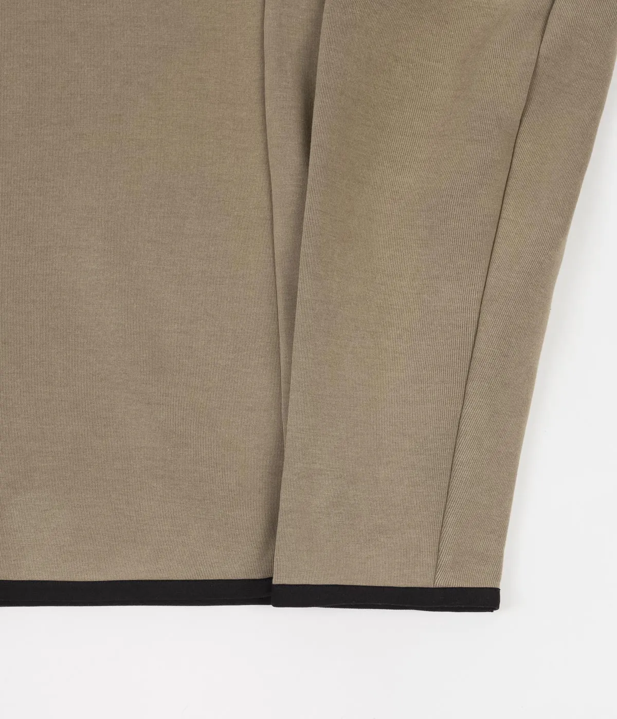 Nike Tech Fleece Wash Crewneck Sweatshirt - Taupe Haze / Black
