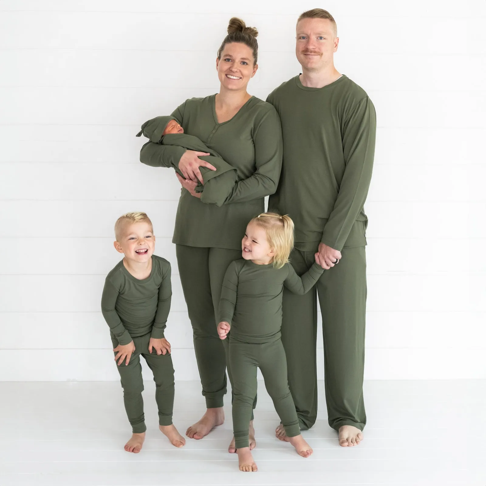 Olive Cozy Men's Pajama Top