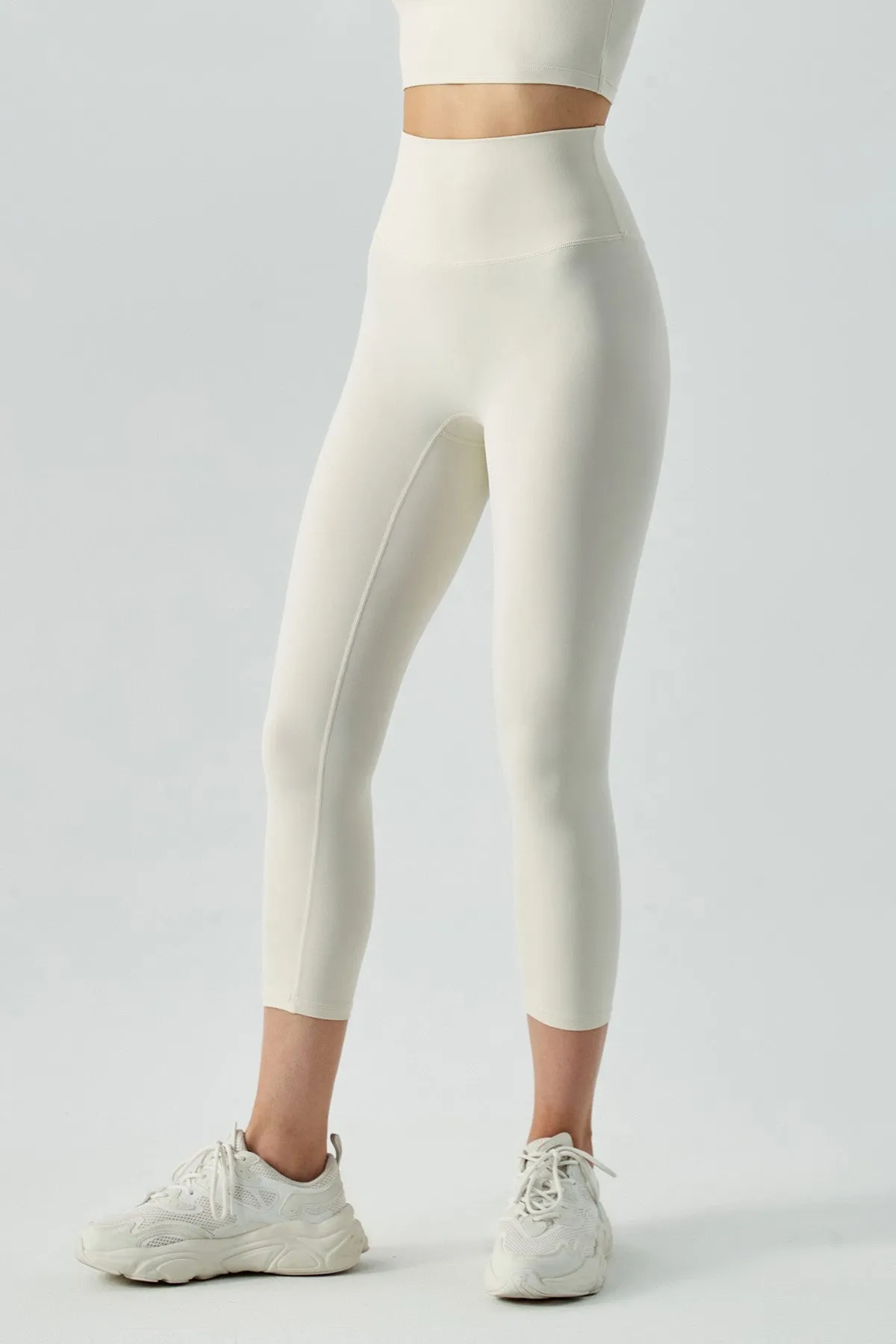 Open Back Sports Bra & Capri Legging Activewear Set