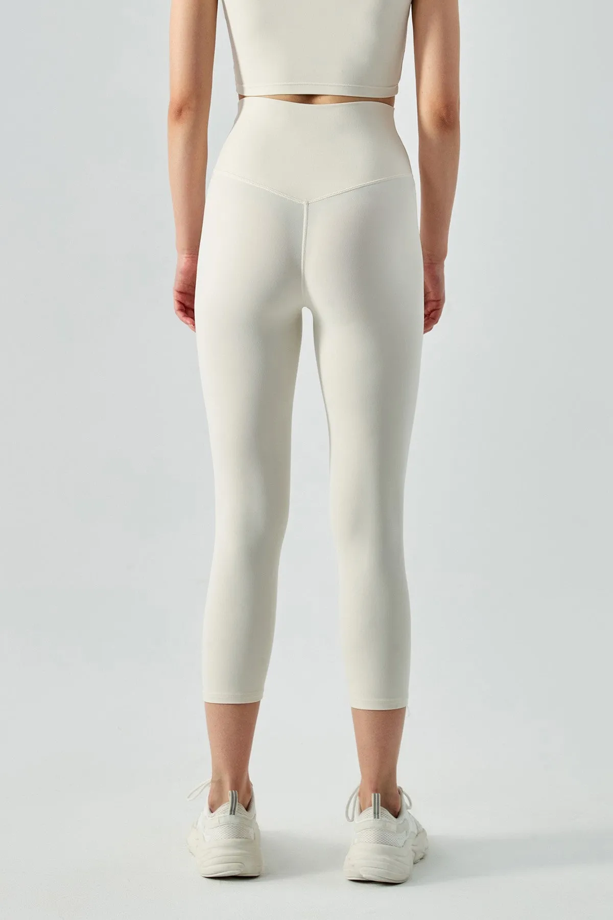 Open Back Sports Bra & Capri Legging Activewear Set