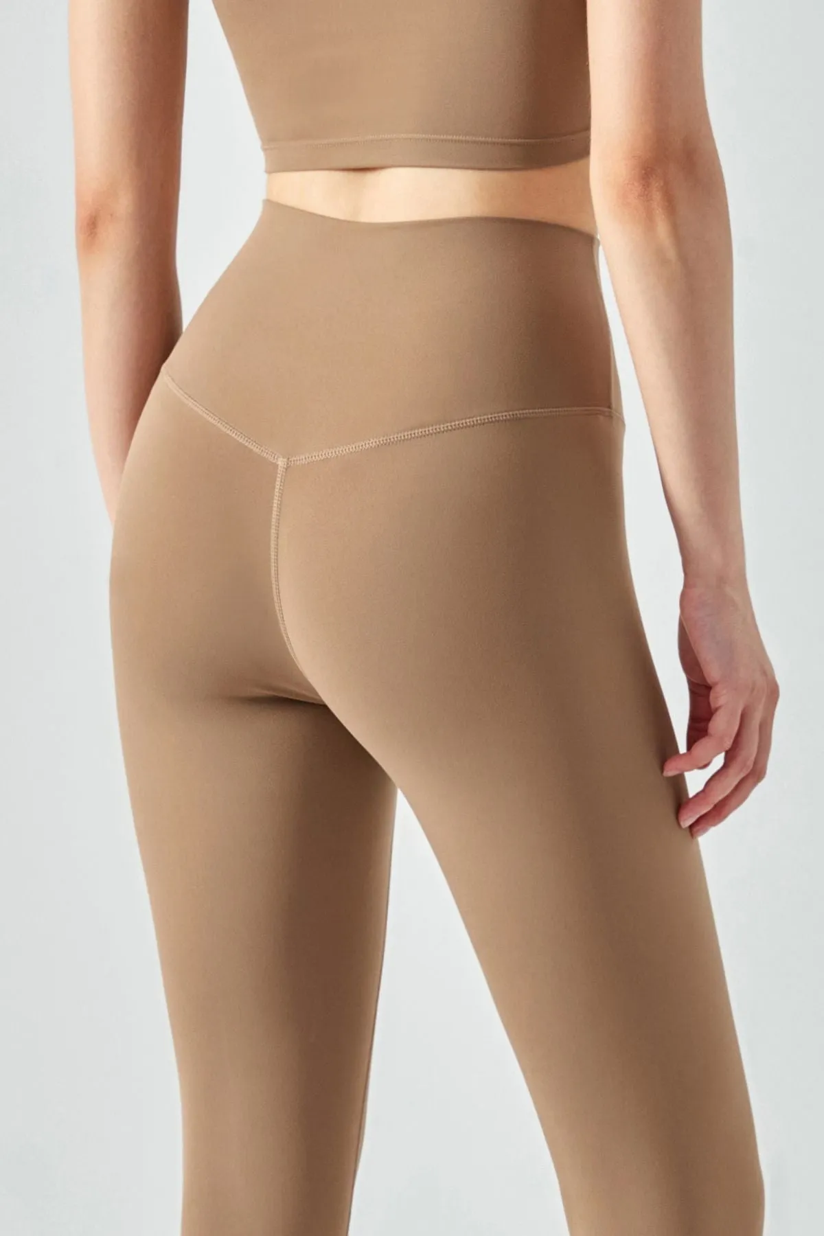 Open Back Sports Bra & Capri Legging Activewear Set