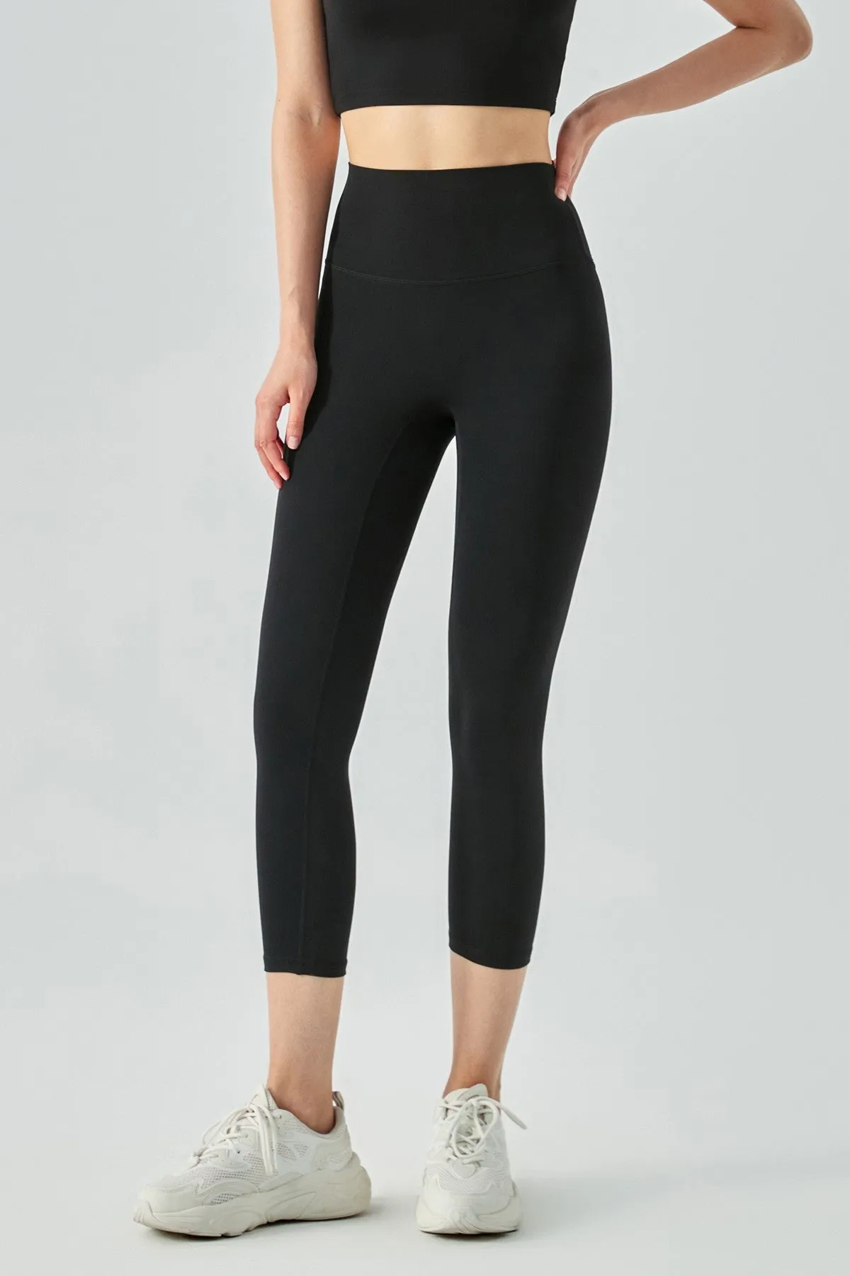 Open Back Sports Bra & Capri Legging Activewear Set