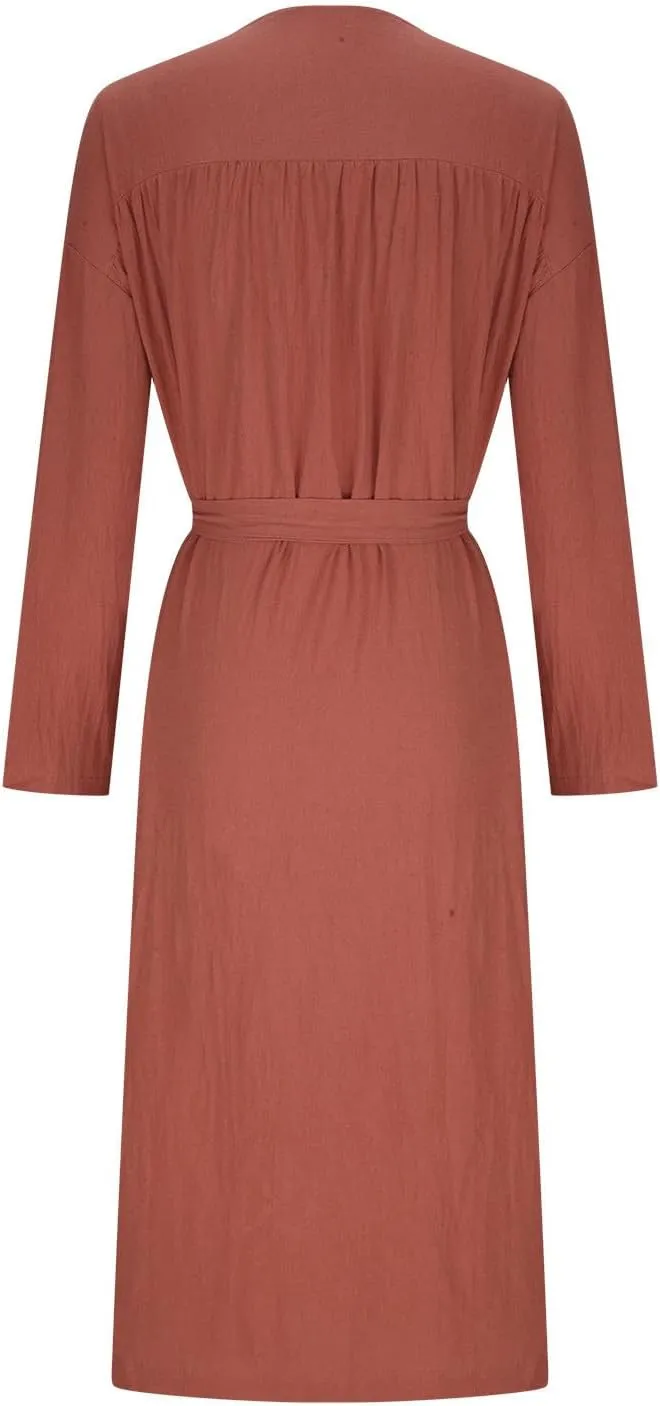 Oversized Cotton Maxi Long Trench Coats for Women Loose Open Front Cardigan Plus Size Ruffle Belted Cover Up Tops