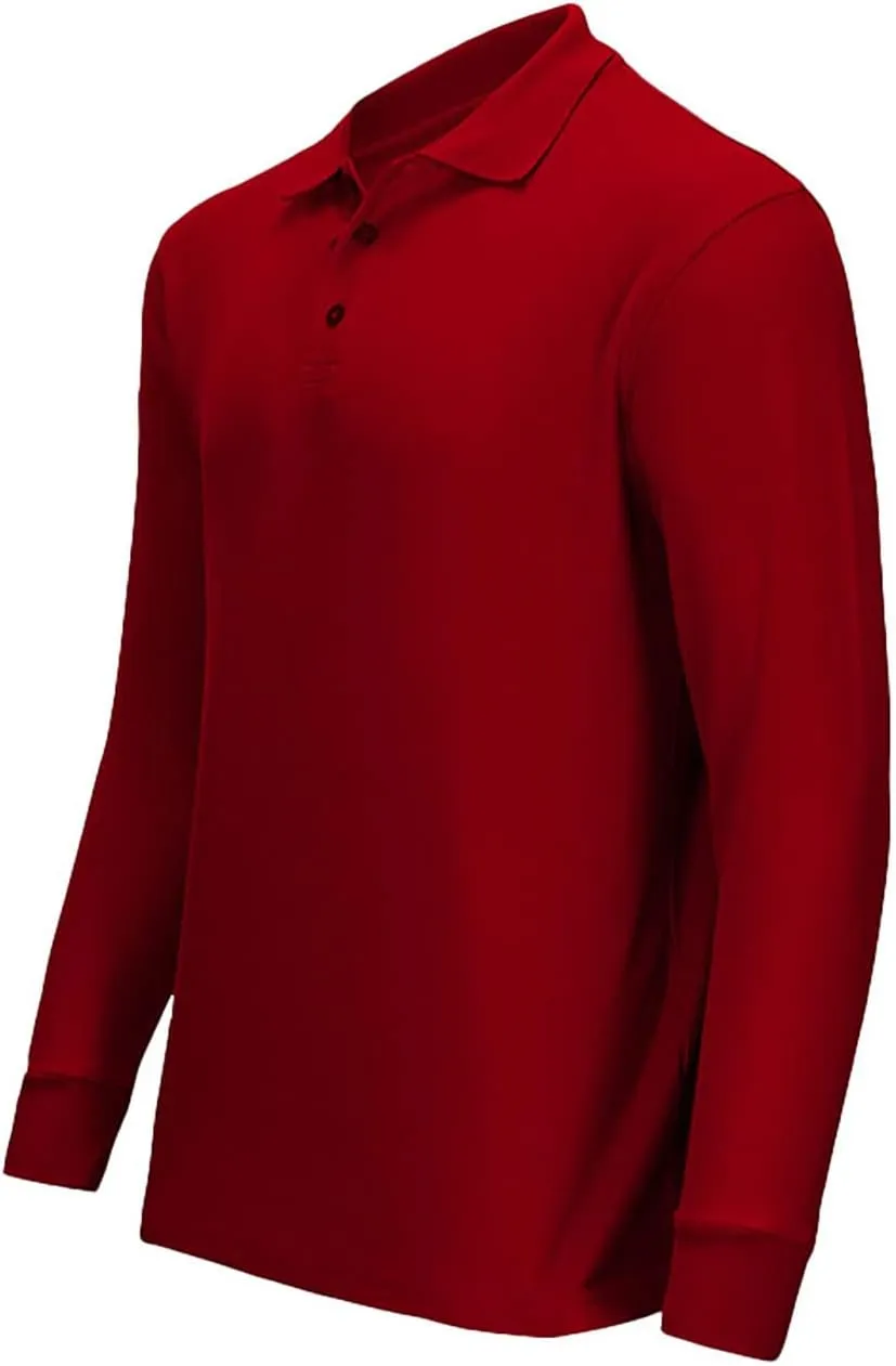 Premium Wear Boys Uniform Long Sleeve Polo Shirt