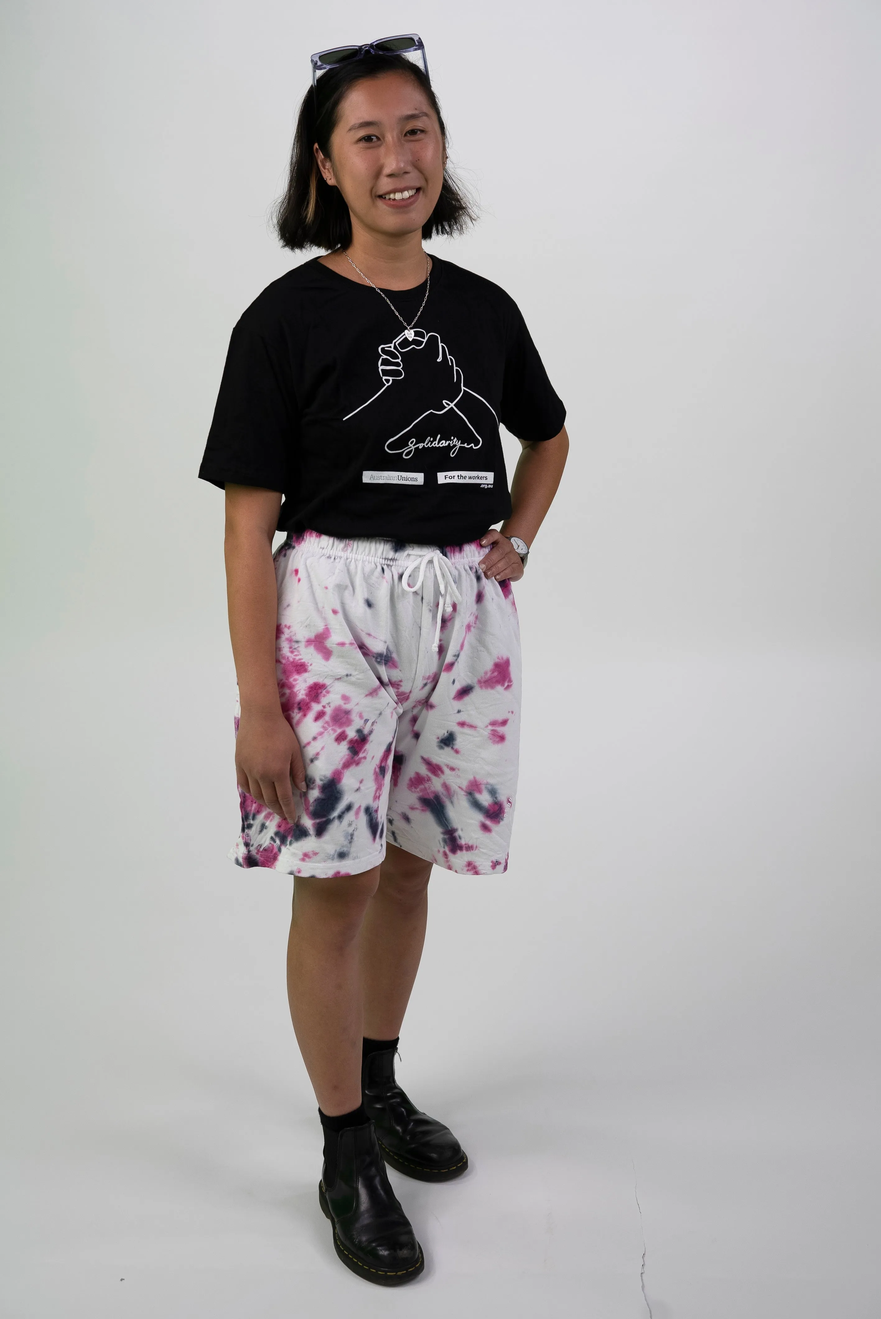 Proud To Be Union Tie Dye Shorts