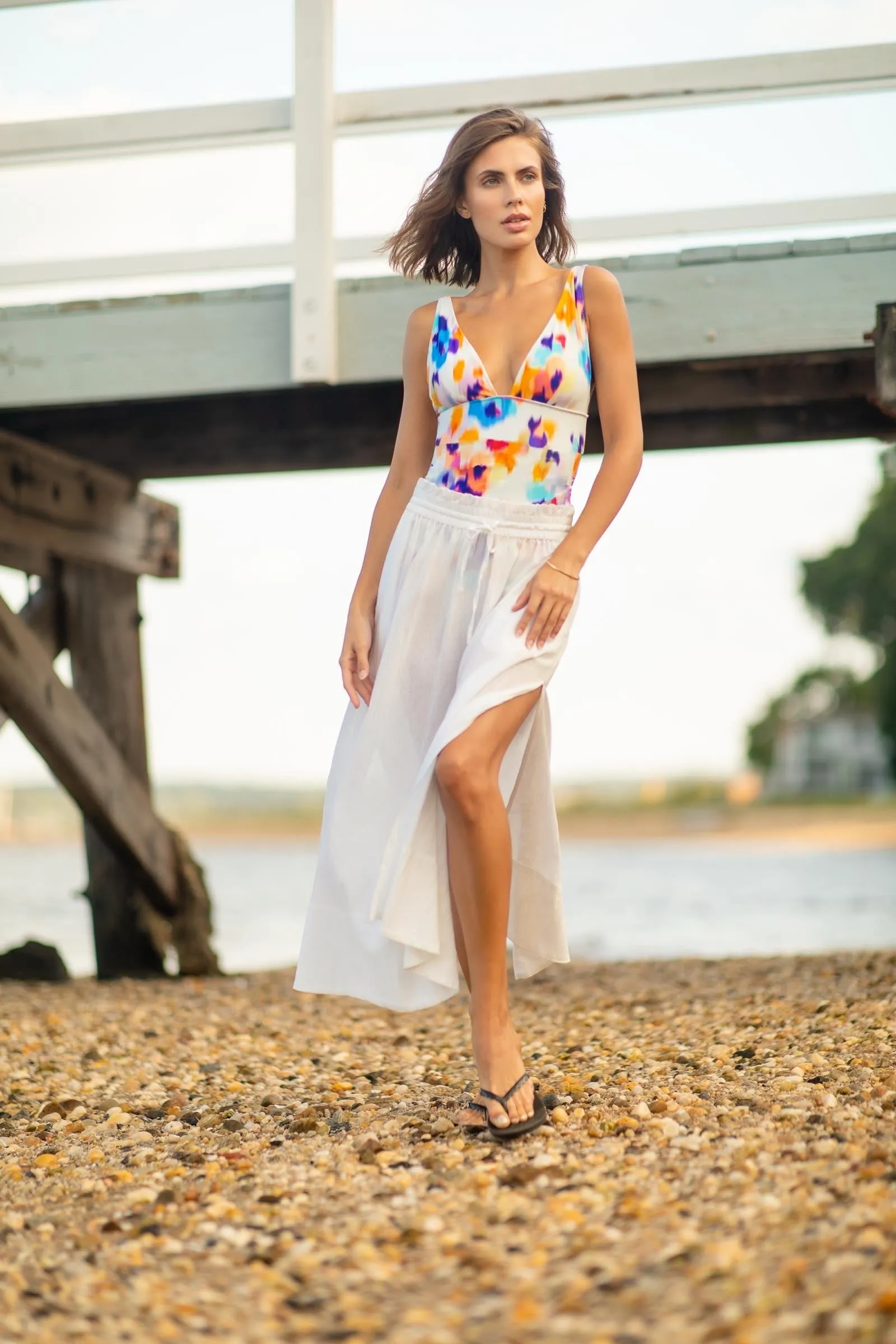 Rachel Skirt Fresh White