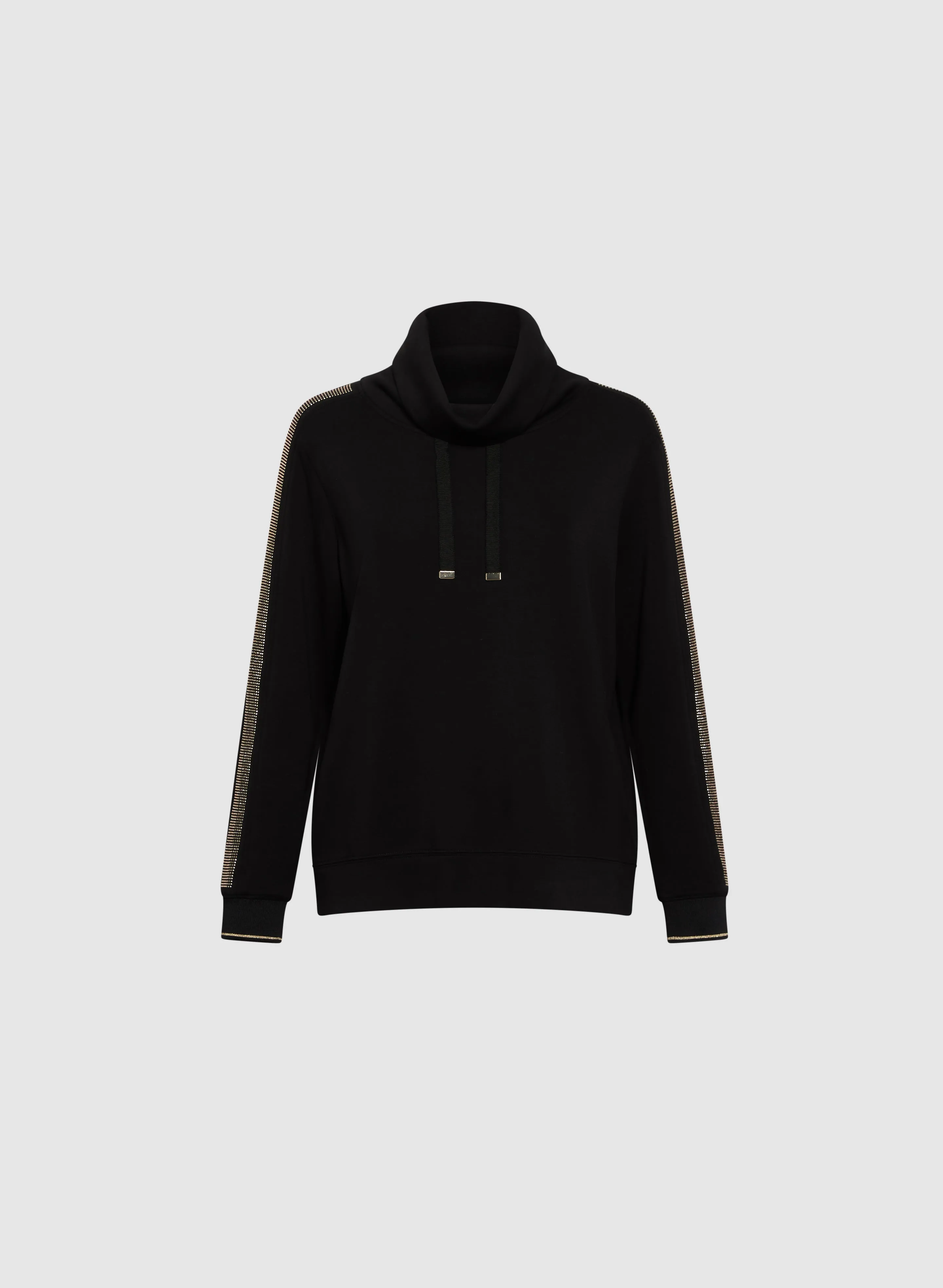 Raised Cowl Neck Top
