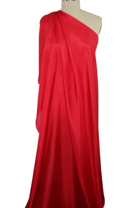 Silk Habotai - Firecracker Red
