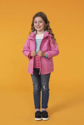 Sophia Girl's Waterproof Jacket - Sweet Pea