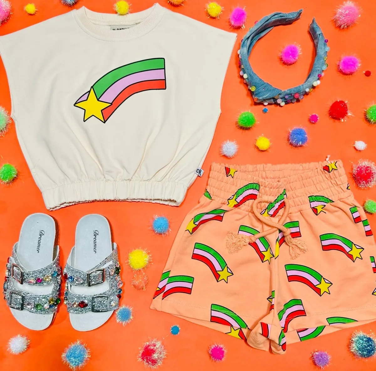 STAR SWEAT SHORTS
