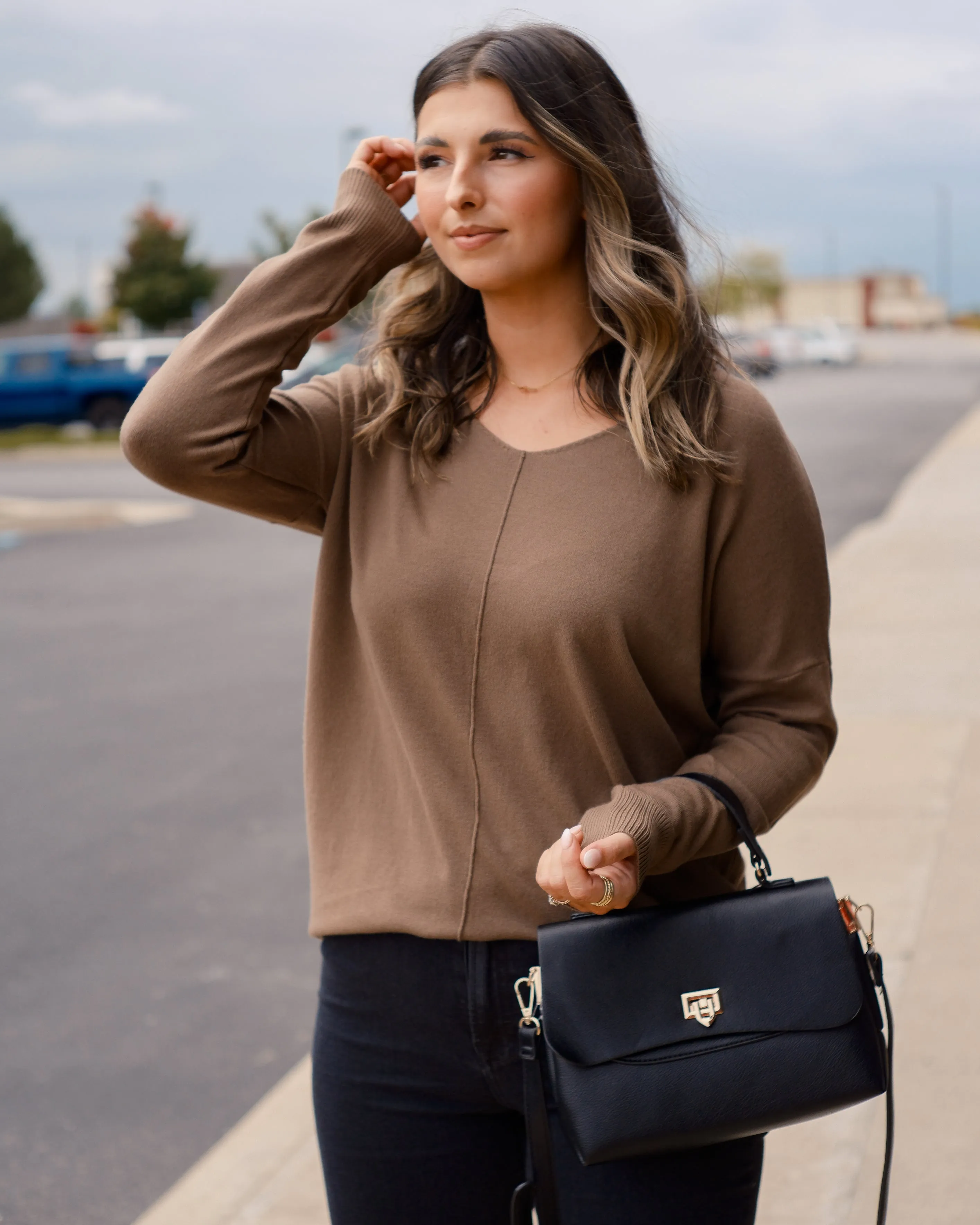 Toffee Dreams Cozy Sweater