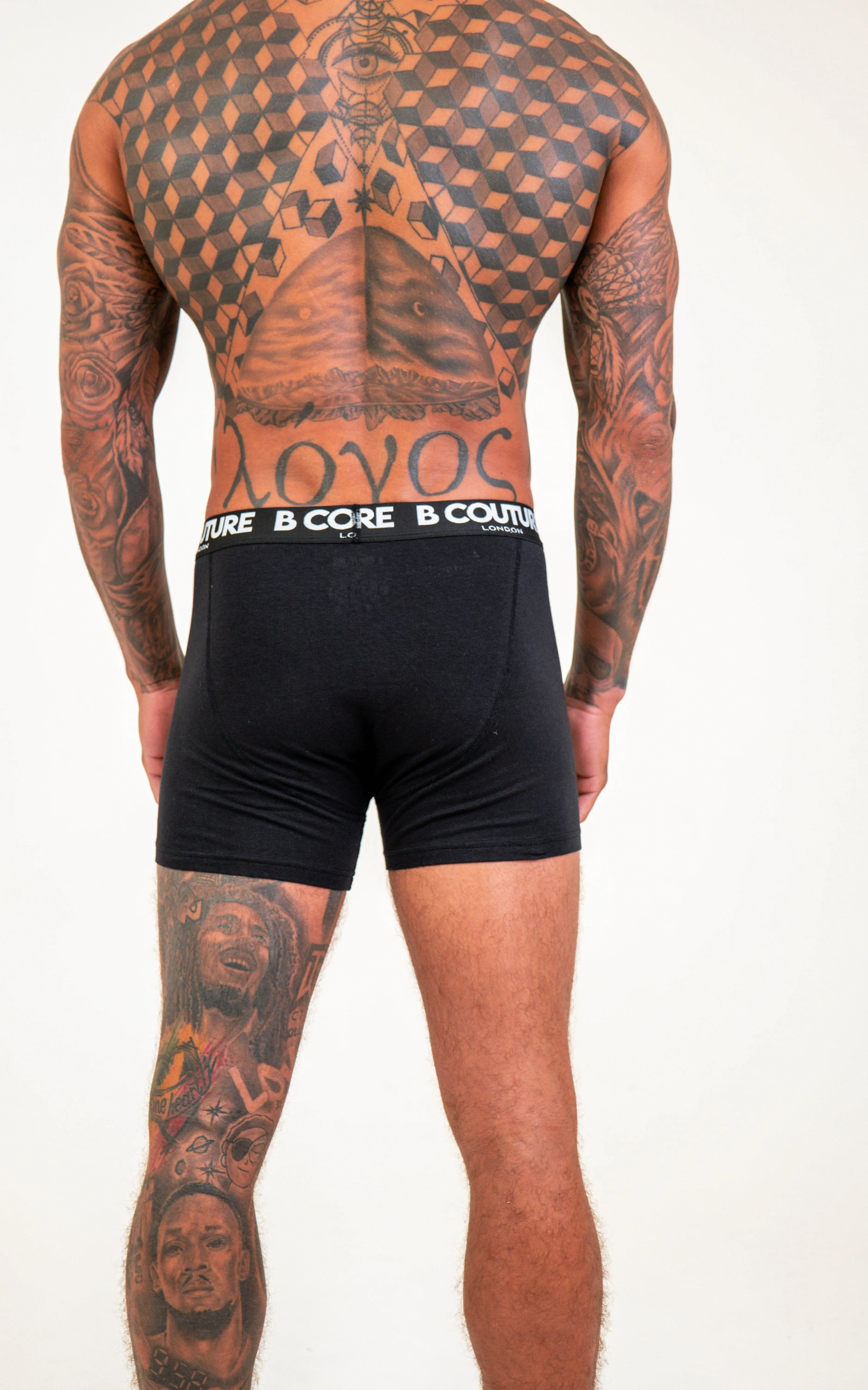 Torrington 3 Pack Boxer Shorts - Black