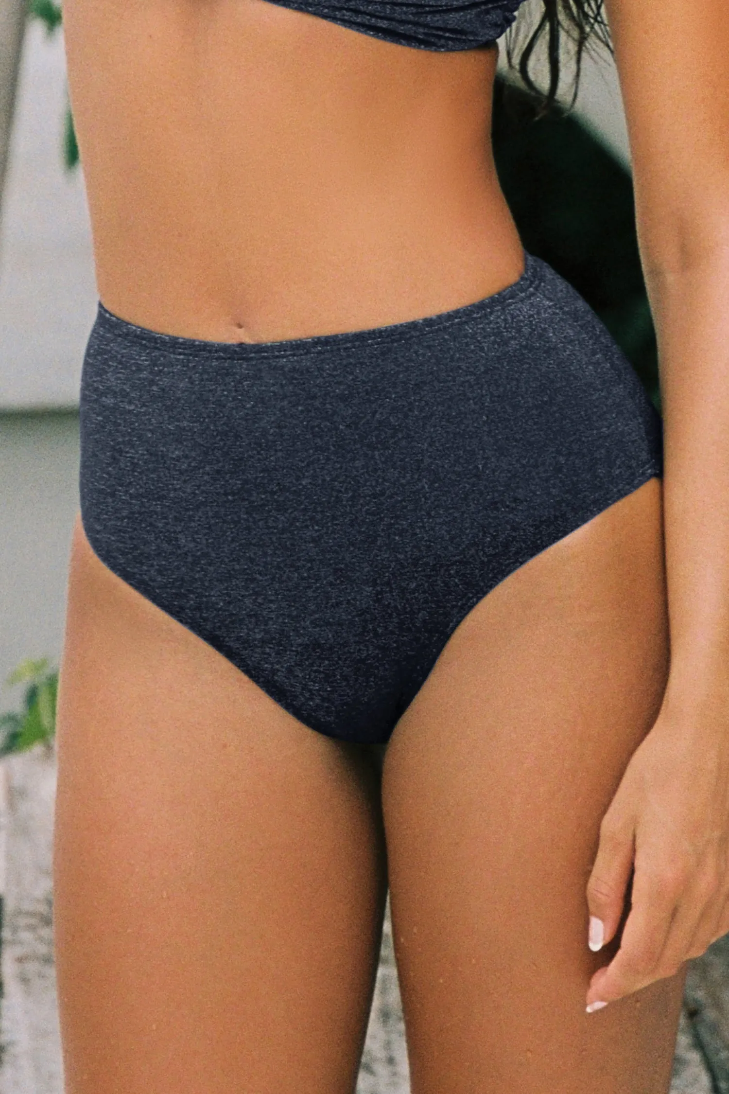 Total Eclipse Retro High Waist Bikini Bottoms
