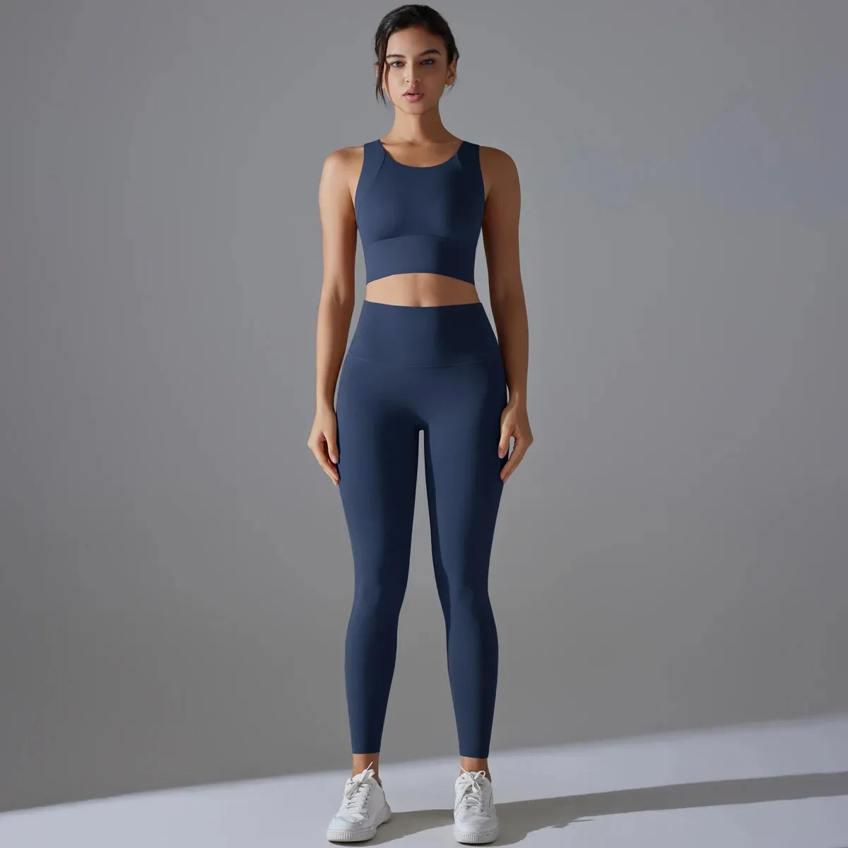 Trend4us Women's Seamless Racerback Activewear Set