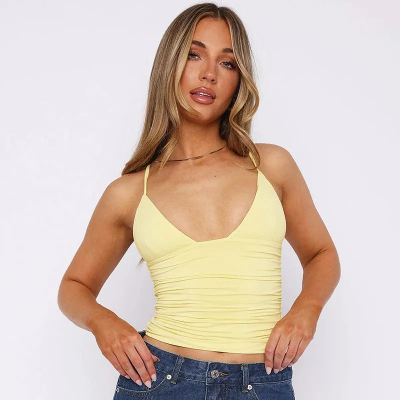 Trendy Ruched Cami Top