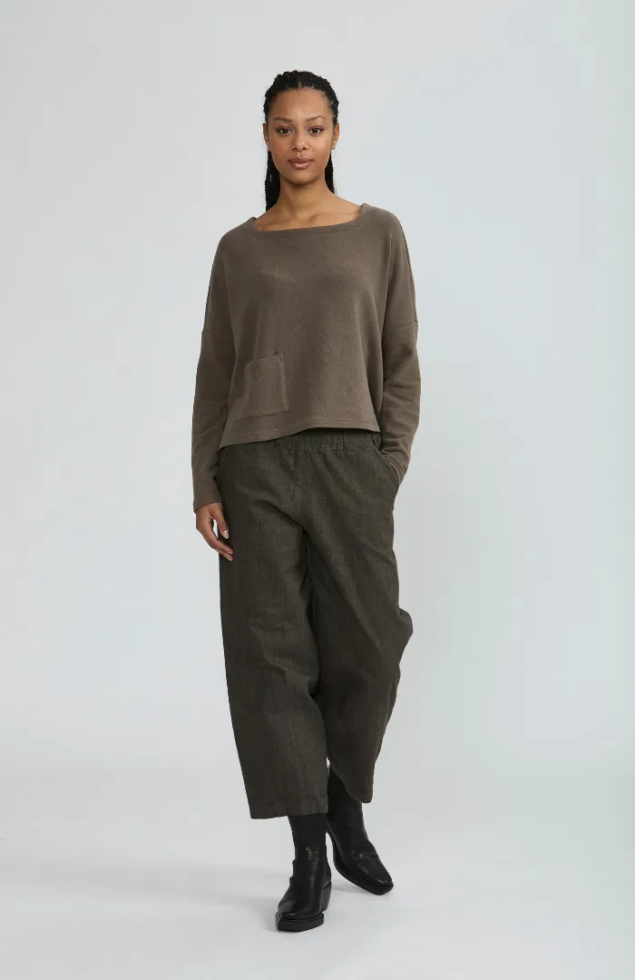 Vetono Long Sleeve Pocket Jumper