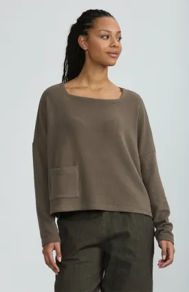 Vetono Long Sleeve Pocket Jumper