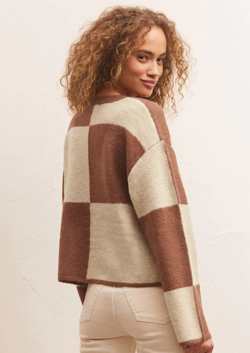 Zsup Color Check Sweater
